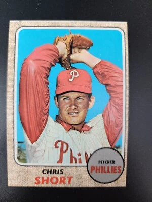 1968 Milton Bradley (Win-A-Card game) - Chris Short - Phillies #139 - Image 1 of 2