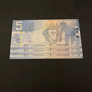 APR2429242 Radar Repeater 2006 Canada 5 $ Dollar Bank Note UNC - Picture 1 of 2