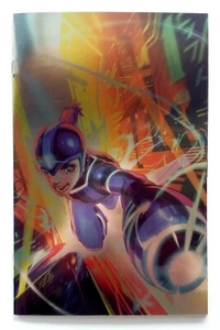 Mega Man #1B  Fully Charged  Foil CVR  (2020)  Boom! Studios - Picture 1 of 2