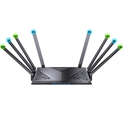 1200Mbps 4G LTE Wireless Dual-Band Gigabit Router AX3000 AX6000 WiFi 6 Router - Image 1 of 4