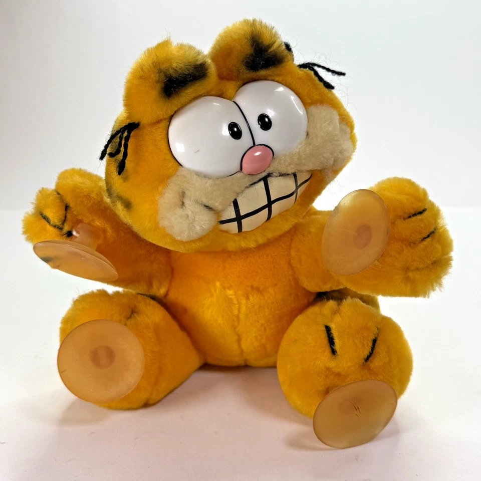 Vintage Garfield Plush Stuck on You Suction Cups with Tag 1981 - Image 1 of 4