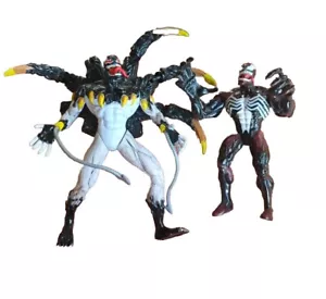 Lot 1996/97 Marvel Toy Biz Hybrid Venom Planet of the Symbiotes 6" 2 Figures - Bild 1 von 12