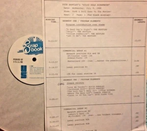 RADIO SHOW: MOVIE ROCK 7/9/86 FULL BEATLES SET; ELVIS, OLIVIA NEWTON-JOHN, MECO - Picture 1 of 2