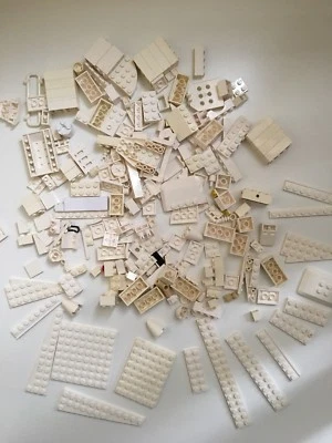 LOTE A GRANEL LEGOS BLANCOS 11 oz piezas aleatorias piezas misceláneas 100% Lego Minecraft libra Foto 1 de 4