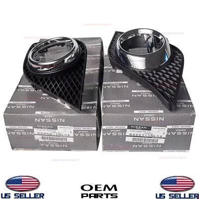 Lámpara antiniebla con bisel de ajuste genuino derecha e izquierda 2 piezas OEM Infiniti G37 Q60 Sport Premium Foto 1 de 4