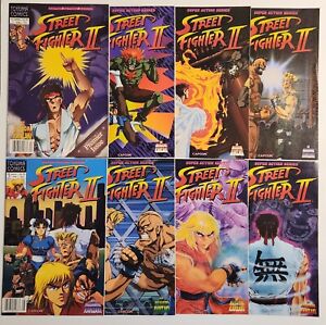 Street Fighter II #1-8 (1994, Tokuma Comics) VF 2 3 4 5 6 7 Complete Set