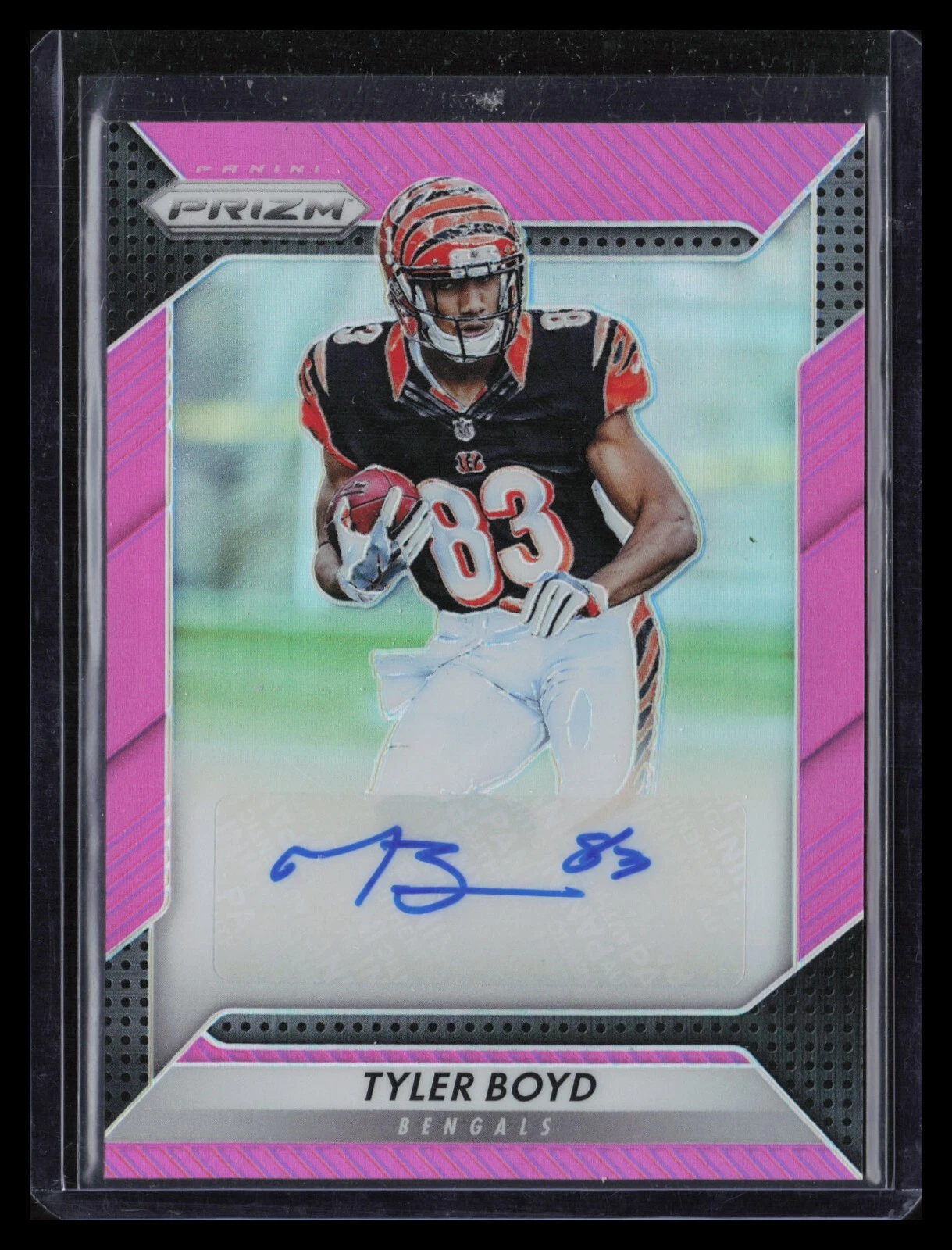 2016 Panini Prizm Tyler Boyd Pink Prizm Rookie Auto #RA-TBD Bengals RC