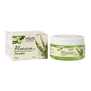 MISTI ALOEVERA CUCUMBER  MULTIPURPOSE ANTI AGING, MOISTURIZING GEL-100GM - Picture 1 of 4