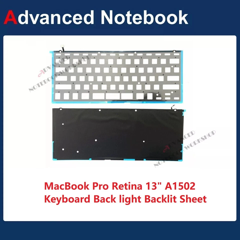 Apple MacBook Pro Retina 13" A1502 Keyboard Back light Backlit Sheet 2013-2015 - image 1 of 1