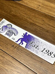 Vintage Sacramento Kings Bumper Sticker Official NBA Basketball Trench  11” JD - Picture 1 of 7