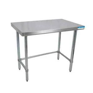 BK Resources 60"W x 24"D 16 Gauge Stainless Steel Open Base Work Table - Picture 1 of 4