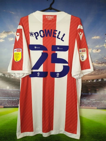 Powell Stoke City Home football shirt 2021 - 2022 Macron Mens Size 4XL Cover