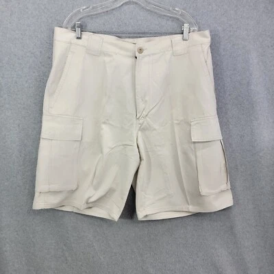 STRUCTURE CLOTHING Men's Beige Cargo CHINO Shorts Size 40 Flat Front - Image 1 of 4