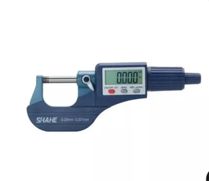 Shahe 5202 0-25 mm Digital Outside Micrometer 0.001 mm Electronic Caliper Gauge - Picture 1 of 2