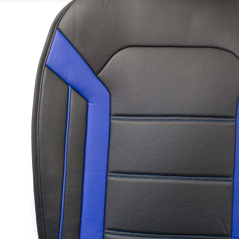 Cojines de asiento de auto de cuero PU de ajuste universal FH Group para camioneta SUV - Asientos delanteros Foto 1 de 2