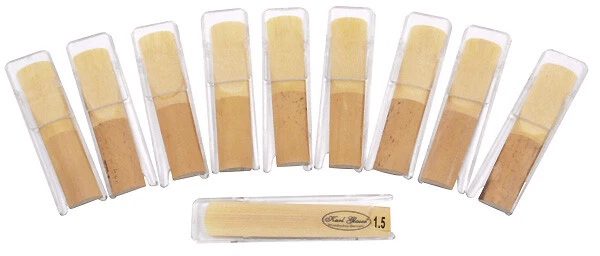 Hochwertige Blätter, Blättchen, Reeds, Stärke 1.5, für Tenor Saxophone, 10 Stück