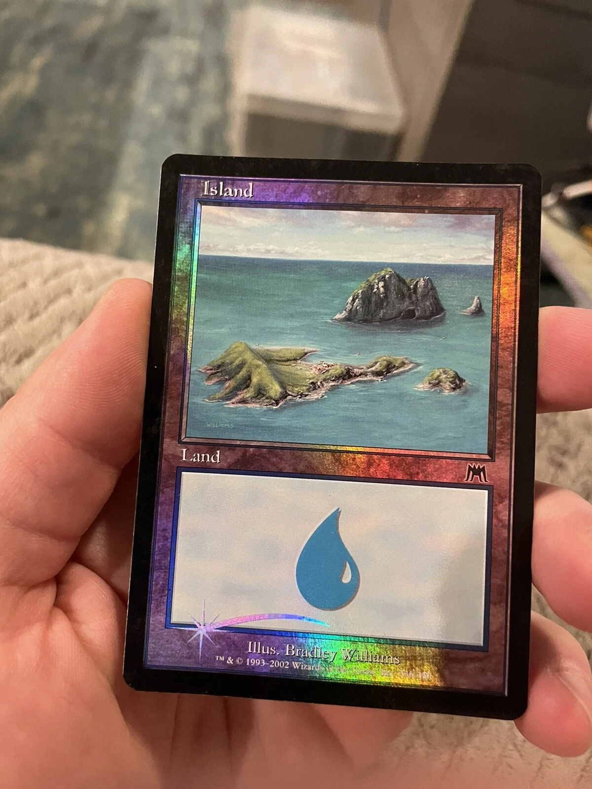 ISLAND FOIL 336 MTG Onslaught Magic the Gathering NM