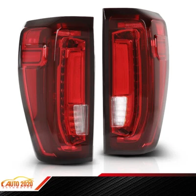 Left & Right Pair Full LED Tail Light Assembly Fit For 2019-2023 GMC Sierra 1500 Foto 1 de 4