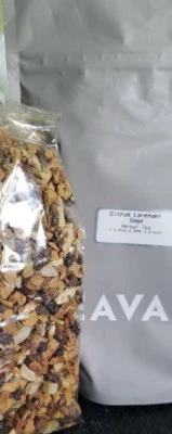 🍑 ¡NUEVO! RARO! 🍑🍊 ¡¡AUTÉNTICO!! TÉ DE HIERBAS SALVIA LAVANDA CÍTRICA 4 OZ TÉ 🌈🍊 Foto 1 de 4