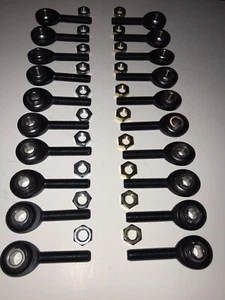 Quarter Midget  5/16"X 5/16-24 ROD ENDS WITH JAM NUTS 20PK (BLACK) - Picture 1 of 1