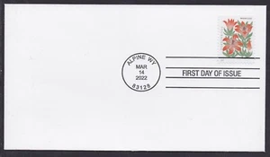 US 5677 Mountain Flora Wood Lily (from booklet) CDS FDC 2022 - Picture 1 of 1