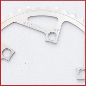 NOS PACE CHAINRING 47t 110 VINTAGE MOUNTAIN BIKE MTB OLD BLACK 5 ARMS - Picture 1 of 3