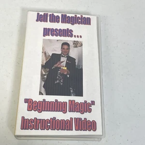 VTG Beginning Magic Instructional Video by Jeff the Magician Beginners Magic VHS - Picture 1 of 9