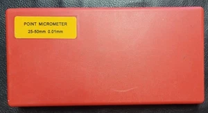 SPI POINT MICROMETER  1-2"  0.01 25m-50mm with Case - Picture 1 of 4