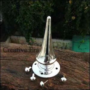 Silver Brass Long Spike For German Pickelhaube Leather Helmet WWI AND WW II Gift - Picture 1 of 10