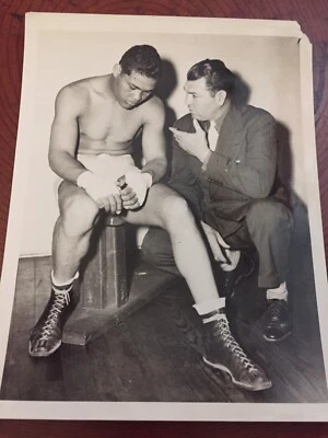 Boxeo! ¡Campeón de peso pesado Joe Louis y Jack Dempsey! Foto 1 de 2