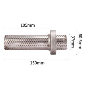 Motorcycle Exhaust 60mm DB Killer Silencer Muffler Baffle Eliminate Noise 150mm - Picture 1 of 4