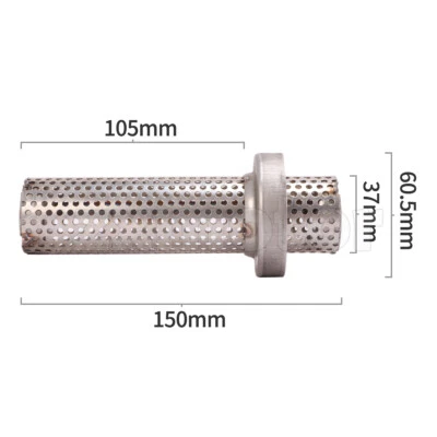 Motorcycle Exhaust 60mm DB Killer Silencer Muffler Baffle Eliminate Noise 150mm - Image 1 of 4