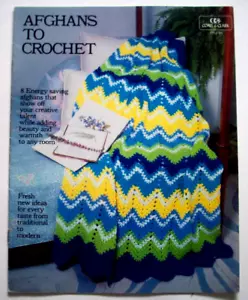 8 Energy Saving afghans crochet pattern - Picture 1 of 8