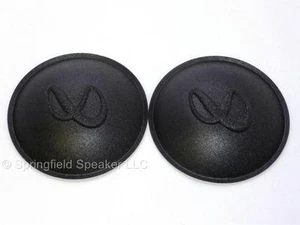 Infinity 3.5" (3 1/2") Logo Dust Caps - 2 Pack - Picture 1 of 1