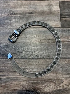 Vintage Metallic Chainmail Avant Garde Ring Belt - Picture 1 of 8
