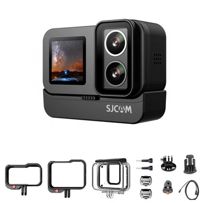 Action Cam 4K Ultra HD Dual-Lens 40M Wasserdicht EIS Actionkamera Go Pro - Bild 1 von 4