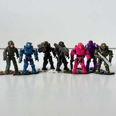 Halo Mega Bloks Construx Blind Bag Figures LOT! Halo 3 Spartans Marine infinite - Image 1 of 4