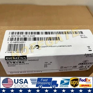 1PC New Siemens 6ES7322-1BH10-0AA0 6ES7 322-1BH10-0AA0 Digital Output Module - Picture 1 of 2