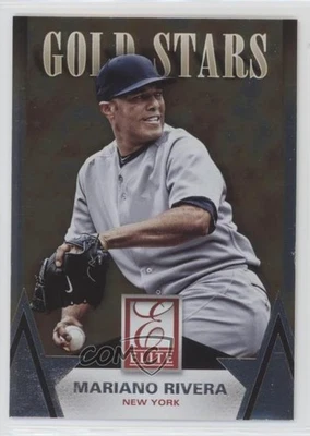 2015 Panini Elite Gold Stars Mariano Rivera #24 HOF - Image 1 of 2