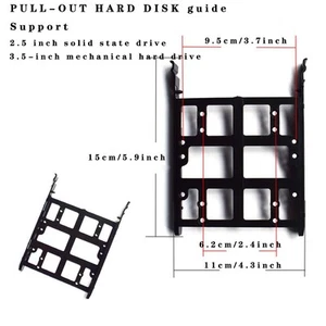 Hard Disk Ssd Mounting Bracket 3.5In Pulling Rail Tool Set Hard Disk Fixin HLF - Afbeelding 1 van 7