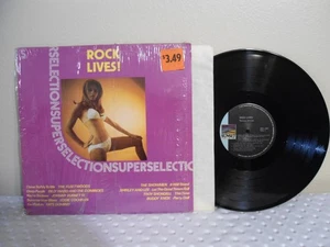Rock Lives! LP Super Selections NM 1976 In Shrink Cheesecake V/A Original!! - Picture 1 of 13