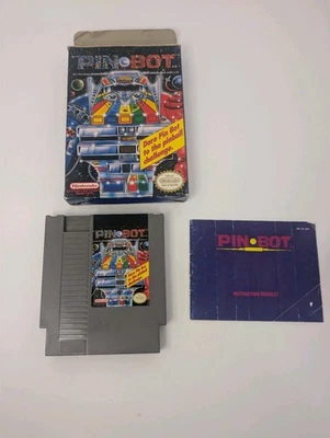 Pinbot Nintendo NES Tested And Working CIB - Image 1 of 4