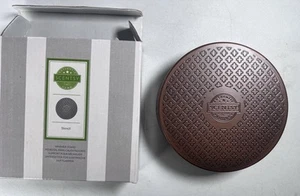 Scentsy Auténtico Calentador Soporte Plantilla Redonda Marrón Metal Rústico Caja Abierta - Imagen 1 de 2