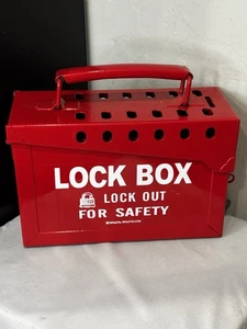 🔥Caja de bloqueo de acero Brady, LOTO, nueva - Imagen 1 de 13