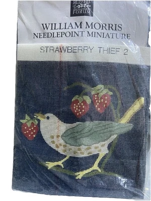 Beth Russell Designers Forum Strawberry Thief 2 Mini Needlepoint/Tapestry Kit - Image 1 of 4