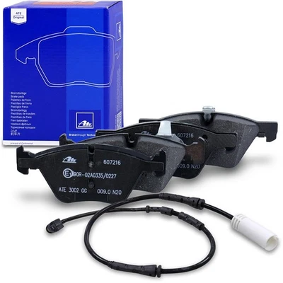 PASTIGLIE FRENO ATE + CONTATTO ANTERIORE PER BMW SERIE 1 E81 E87 E82 E88 SERIE 3 - Immagine 1 di 4