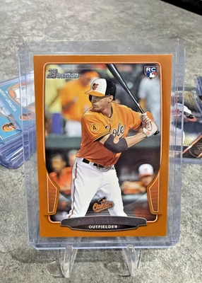 2013 Bowman Drafts Orange Baltimore Orioles #8 Henry Urrutia /250 (RC) Cuba - Image 1 of 2