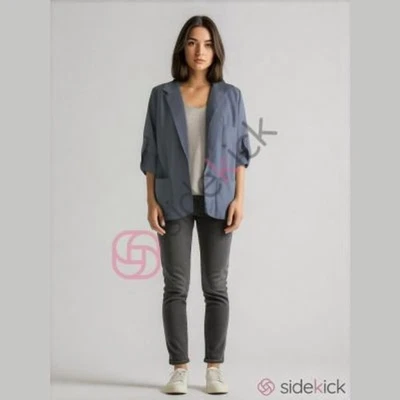 Chaqueta Energie para mujer gris L con mangas enrollables 3/4 Foto 1 de 4