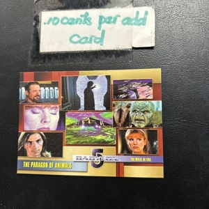 Jb6a Babylon 5 The Complete 2002 Rittenhouse #98 Robin Aiken TOWNES wheel of fir - Picture 1 of 2