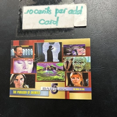 Jb6a Babylon 5 The Complete 2002 Rittenhouse #98 Robin Aiken TOWNES wheel of fir - Image 1 of 2